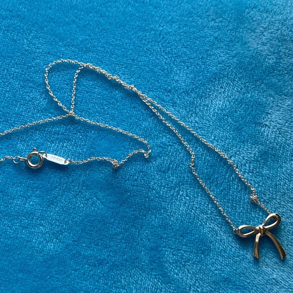 Tiffany and Co Mini Bow Necklace - Picture 8 of 8